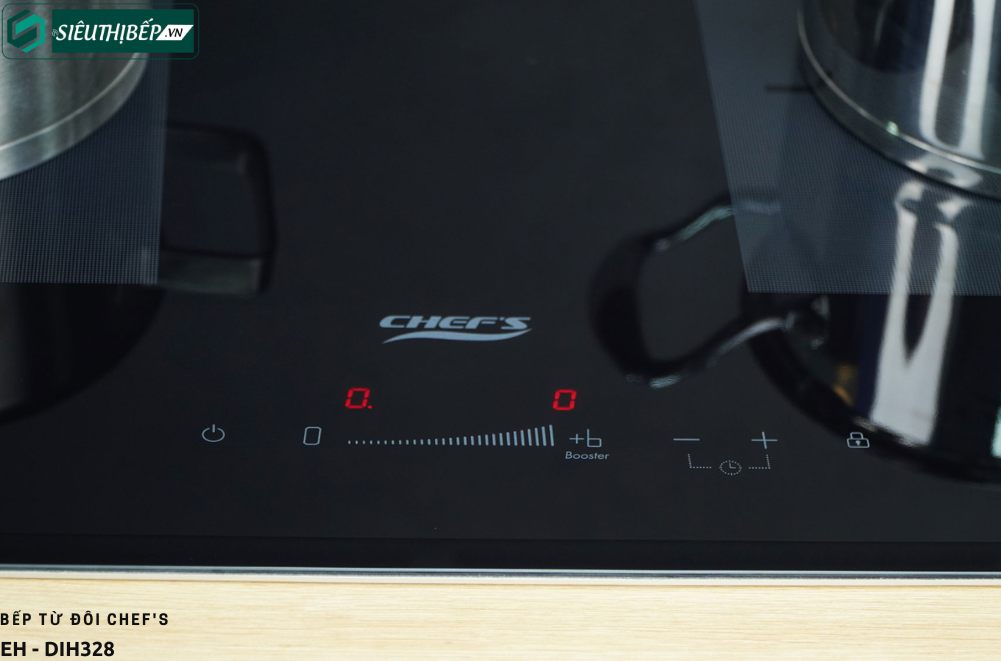 Bếp từ đôi Chef's EH - DIH328 (LK E.G.O - Germany)