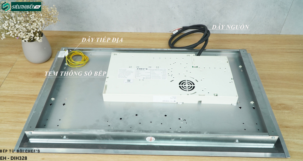 Bếp từ đôi Chef's EH - DIH328 (LK E.G.O - Germany)