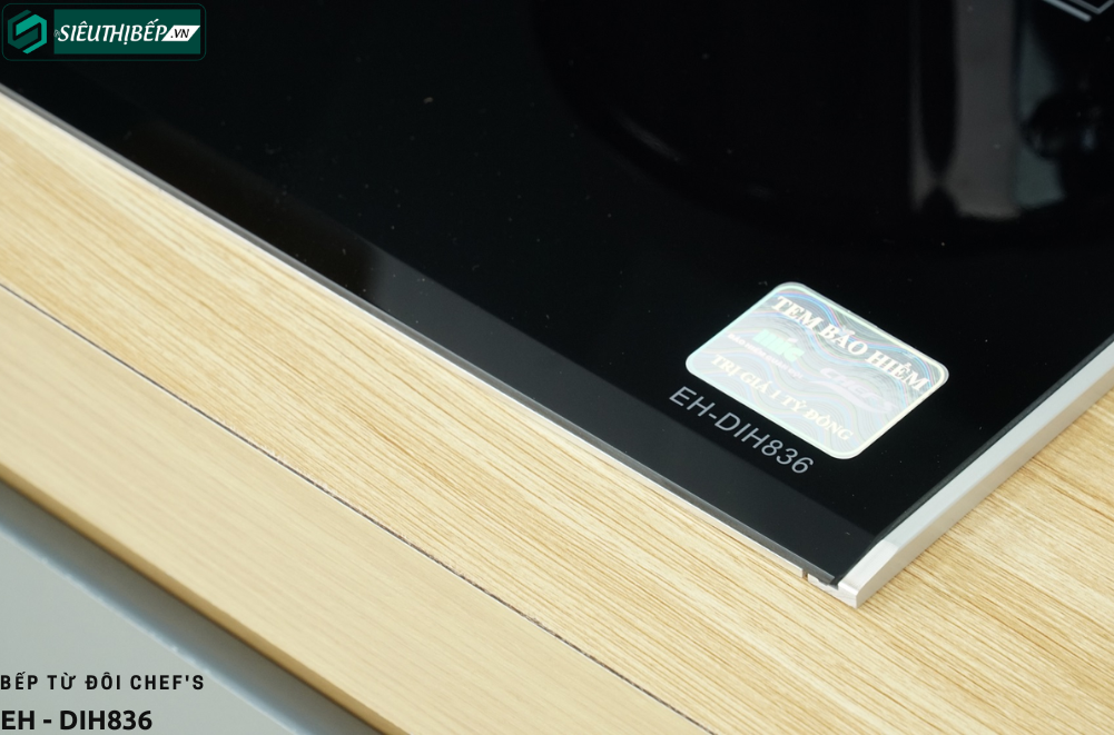 Bếp từ đôi Chef's EH - DIH836 - Công nghệ inverter tiết kiệm điện (Made in Germany)