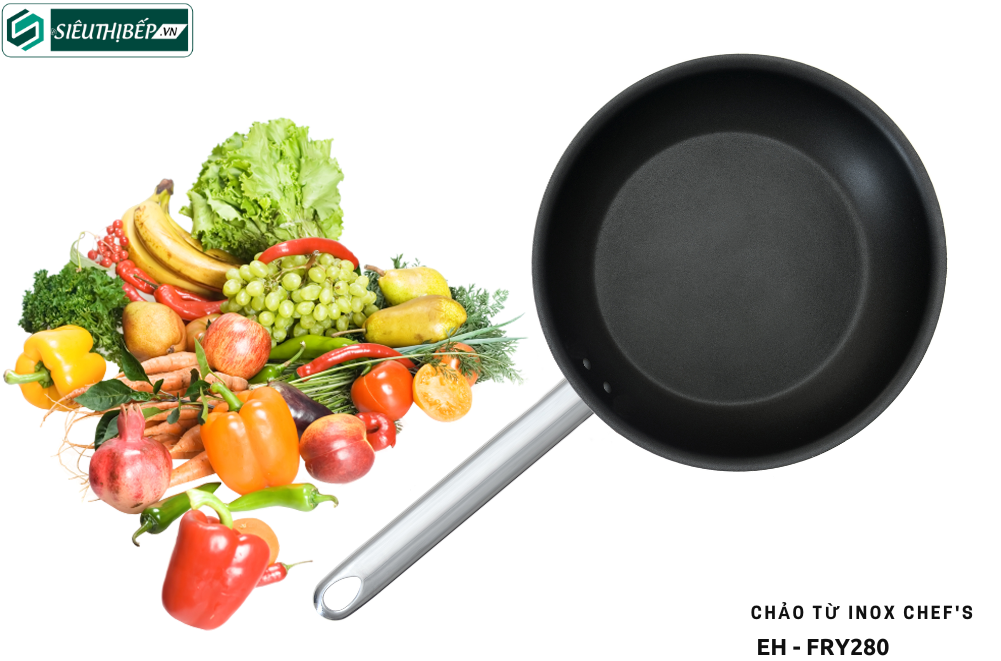 Chảo từ inox Chef's EH - FRY280 (28cm)