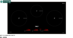 Bếp từ Chef's EH - IH536 ( 3 vùng nấu - LK E.G.O - Germany)