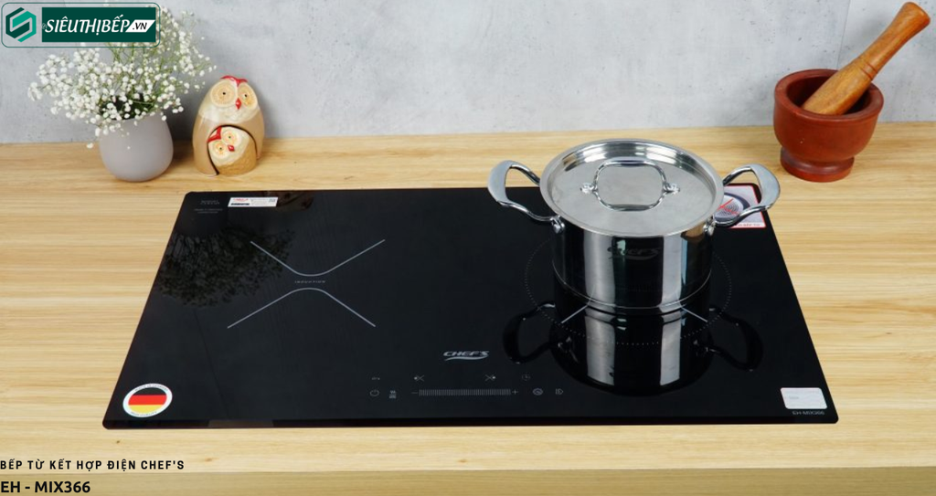 Bếp từ kết hợp điện Chef's EH - MIX366 Nhập khẩu nguyên chiếc tại Đức