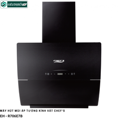 Máy hút mùi Chef's EH - R706E7B (Áp tường - Kính vát)