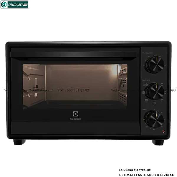 Lò nướng Electrolux UltimateTaste 500 - EOT3218XG (Để bàn - 32 Lít)