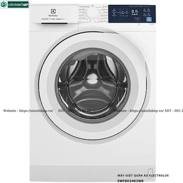 Máy giặt Electrolux UltimateCare 300 - EWF8024D3WB (8KG - Cửa ngang)