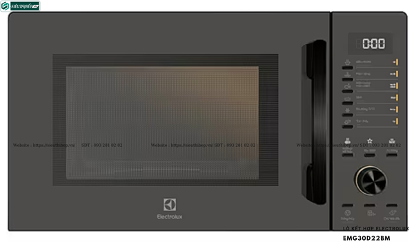 Lò kết hợp Electrolux UltimateTaste 500 - EMG30D22BM (Lò vi sóng kết hợp nướng đối lưu để bàn - 30 Lít)