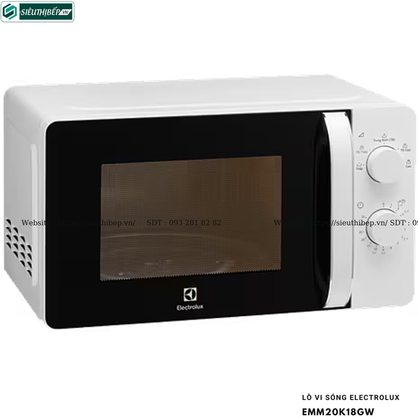 Lò vi sóng Electrolux EMM20K18GW (Để bàn - 20 Lít)