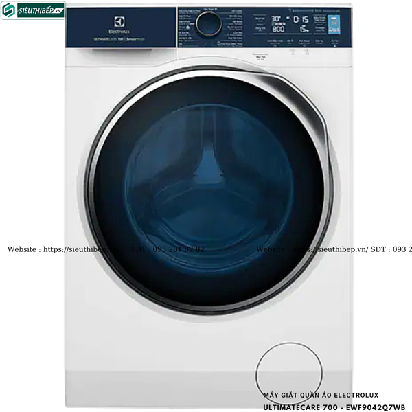 Máy giặt Electrolux UltimateCare 700 - EWF9042Q7WB (9KG - Cửa ngang)