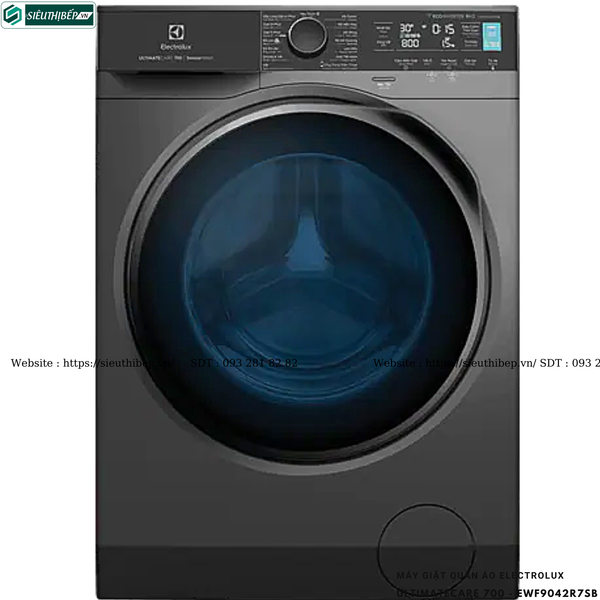 Máy giặt Electrolux UltimateCare 700 - EWF9042R7SB (9KG - Cửa ngang)