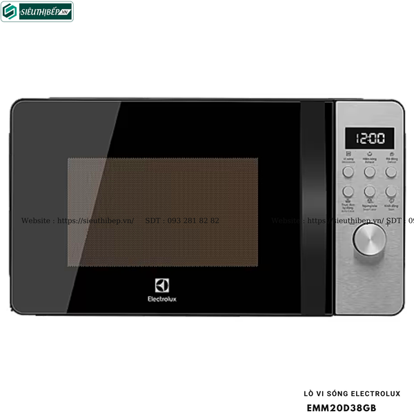 Lò vi sóng Electrolux EMM20D38GB (Để bàn - 20 Lít)