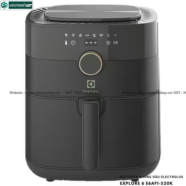 Nồi chiên không dầu Electrolux Explore 6 E6AF1-520K (5Lít)