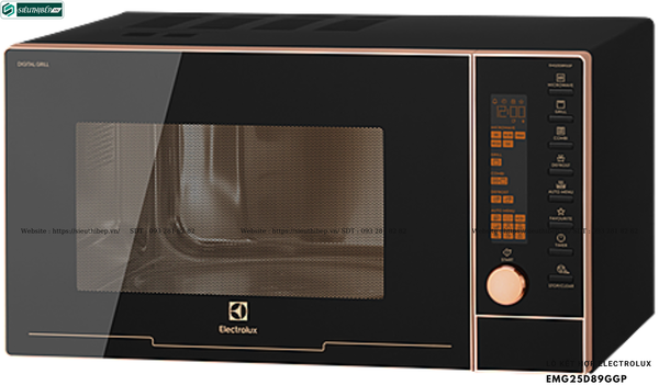 Lò kết hợp Electrolux Rosegold EMG25D89GGP (Lò vi sóng kết hợp nướng để bàn - 25L)