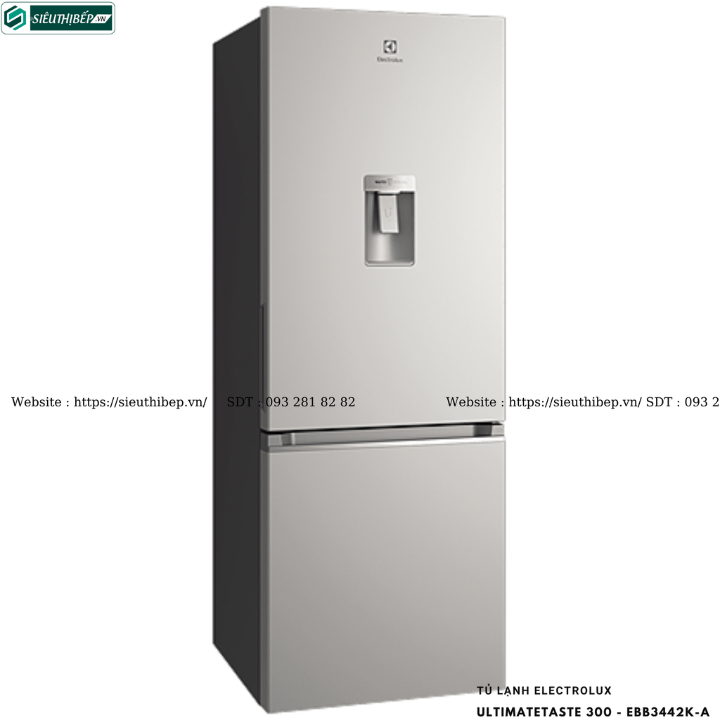 Tủ lạnh Electrolux UltimateTaste 300 - EBB3442K-A (Ngăn đá dưới - 308 Lít)