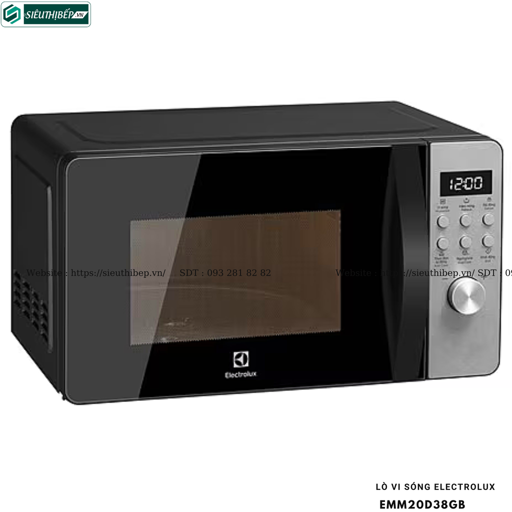 Lò vi sóng Electrolux EMM20D38GB (Để bàn - 20 Lít)