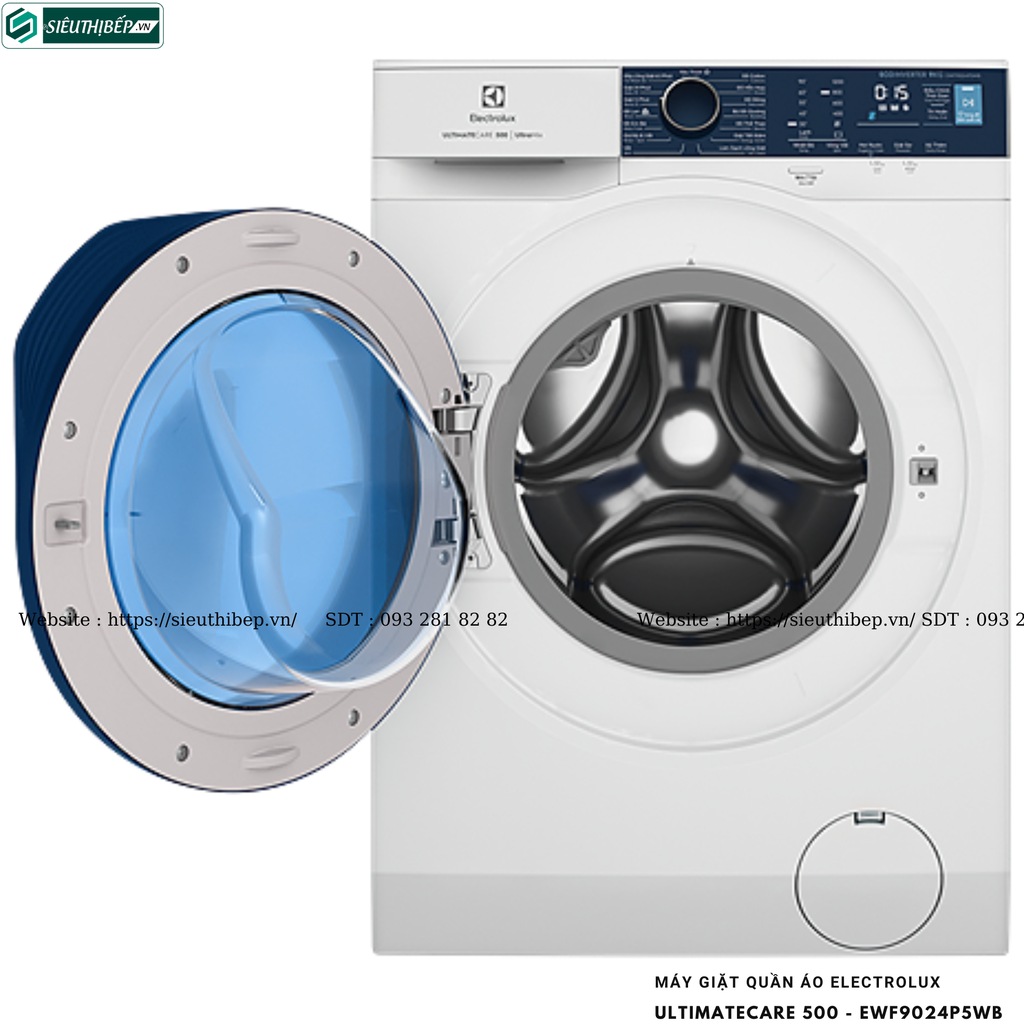 Máy giặt Electrolux UltimateCare 500 - EWF9024P5WB / EWF9024P5SB (9KG - Cửa ngang)