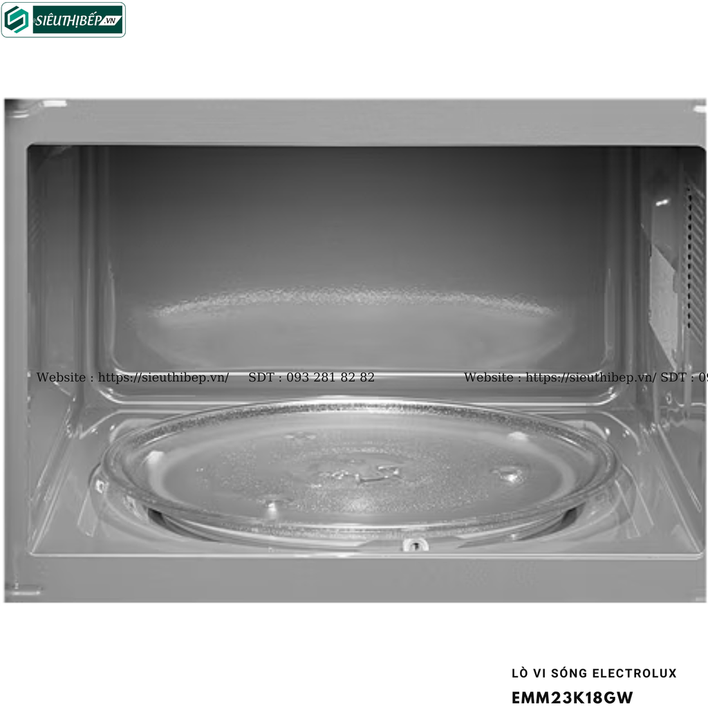 Lò vi sóng Electrolux EMM23K18GW (Để bàn - 23 Lít)