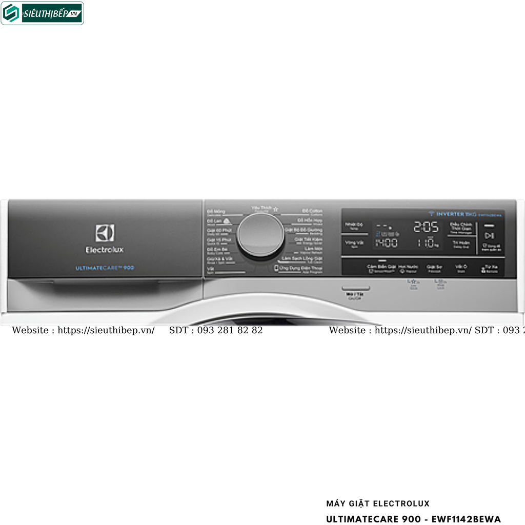 Máy giặt Electrolux UltimateCare 900 - EWF1142BEWA (11KG - Cửa ngang)