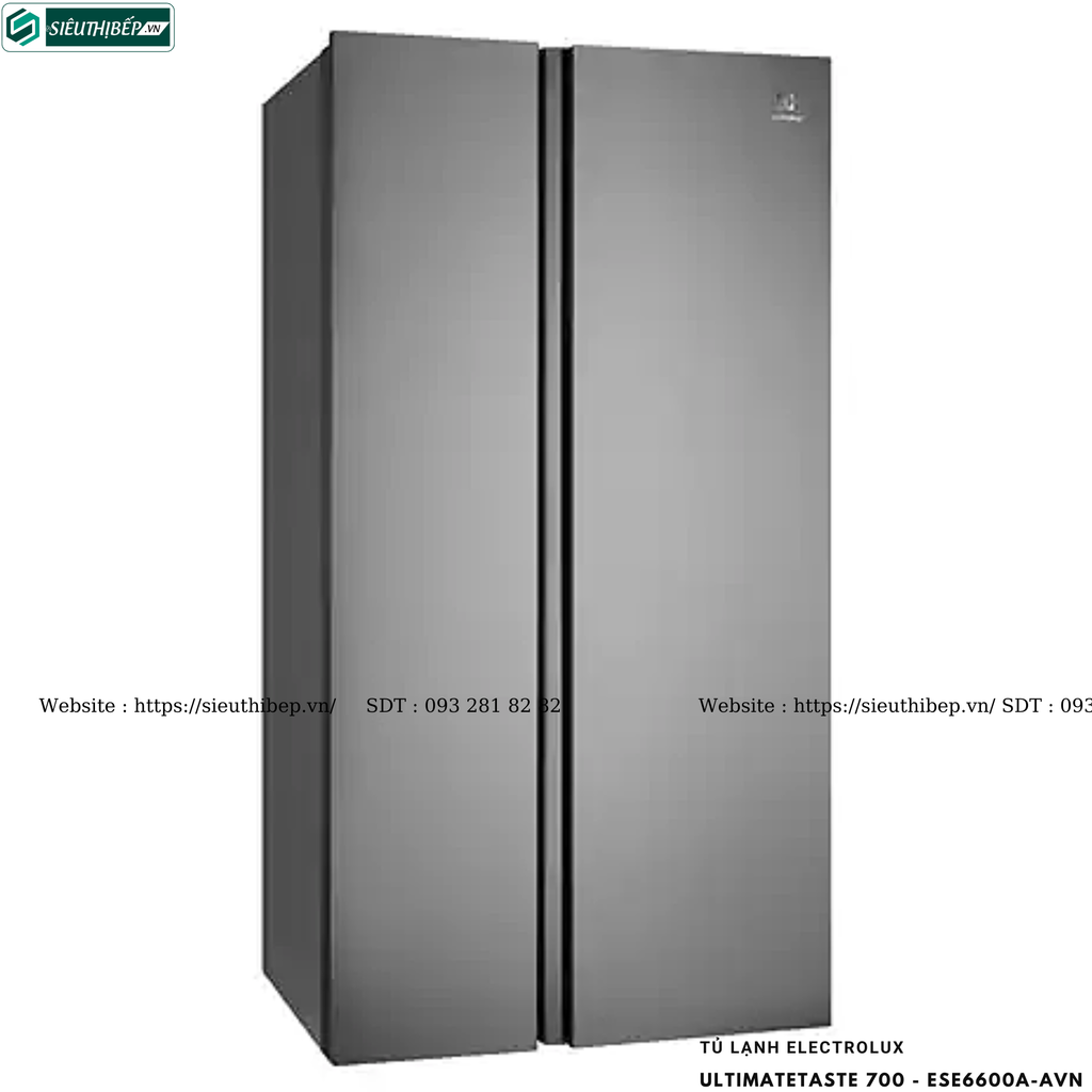 Tủ lạnh Electrolux UltimateTaste 700 - ESE6600A-AVN (Side by side - 624 Lít)