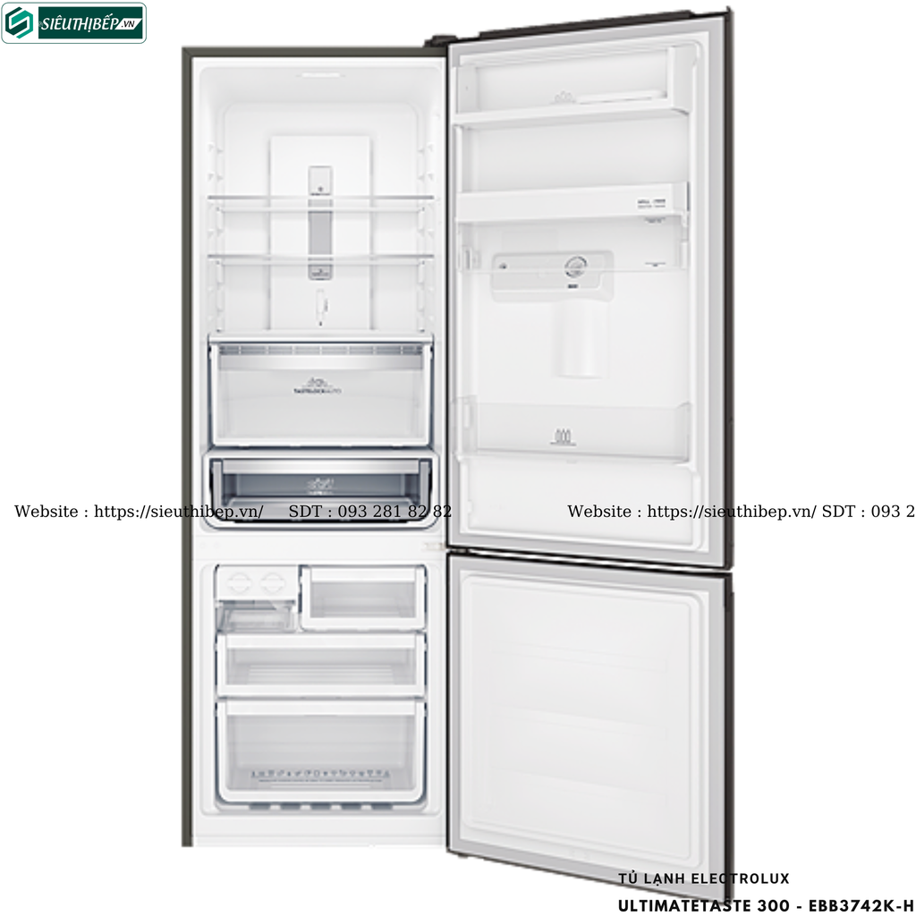Tủ lạnh Electrolux UltimateTaste 300 - EBB3742K-H (Ngăn đá dưới - 335 lít)