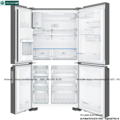 Tủ lạnh Electrolux UltimateTaste 900 - EQE6879A-B (Cửa Pháp - 609 Lít)