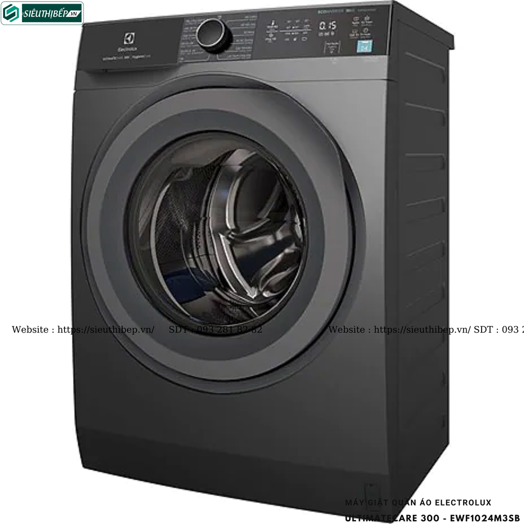 Máy giặt Electrolux UltimateCare 300 - EWF1024M3SB (10KG - Cửa ngang)