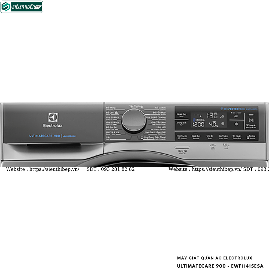 Máy giặt Electrolux UltimateCare 900 - EWF1141SESA (11KG - Cửa ngang)