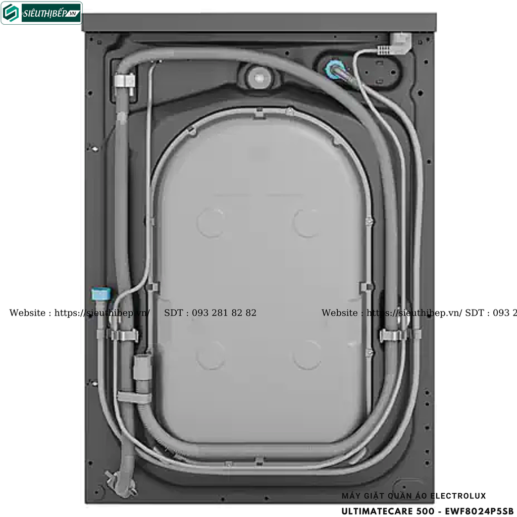 Máy giặt Electrolux UltimateCare 500 - EWF8024P5WB / EWF8024P5SB (8KG - Cửa ngang)