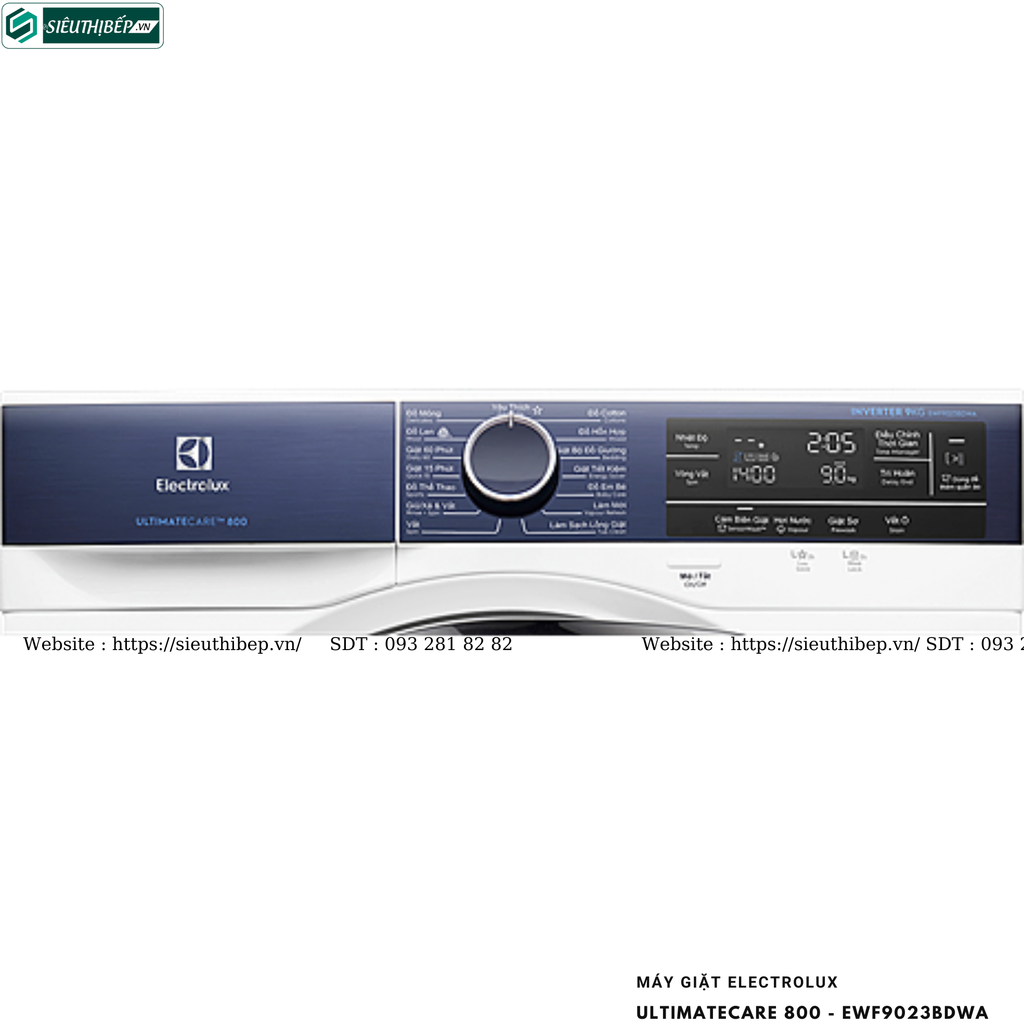 Máy giặt Electrolux UltimateCare 800 - EWF9023BDWA (9KG - Cửa ngang)