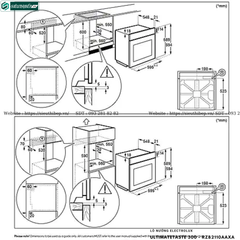Lò nướng Electrolux UltimateTaste 300 - RZB2110AAXA (Âm tủ - 53 Lít)