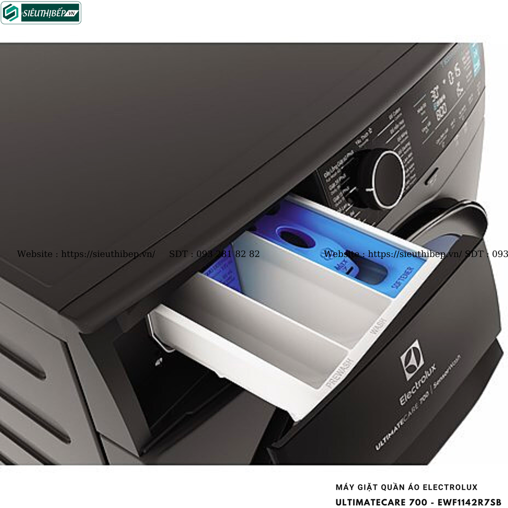 Máy giặt Electrolux UltimateCare 700 - EWF1142R7SB (11KG - Cửa ngang)