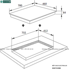 Bếp gas đôi Electrolux EHG7230BE