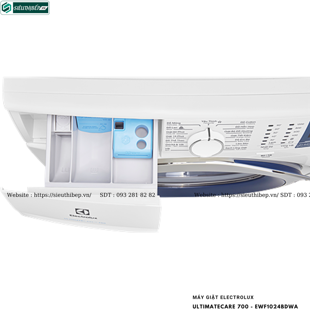 Máy giặt Electrolux UltimateCare 700 - EWF1024BDWA (10KG - Cửa ngang)