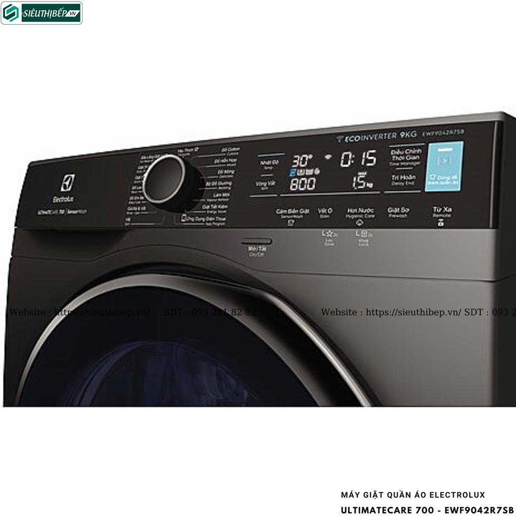 Máy giặt Electrolux UltimateCare 700 - EWF9042R7SB (9KG - Cửa ngang)