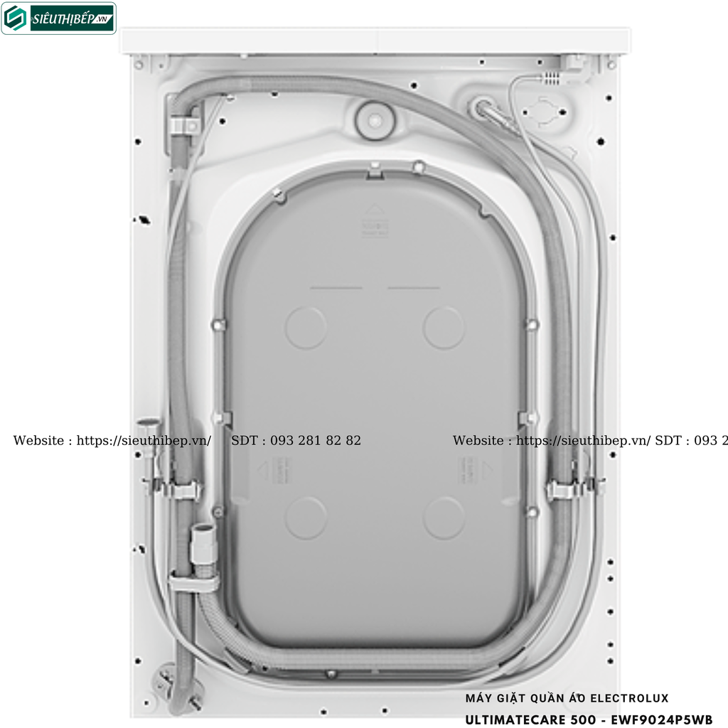 Máy giặt Electrolux UltimateCare 500 - EWF9024P5WB / EWF9024P5SB (9KG - Cửa ngang)