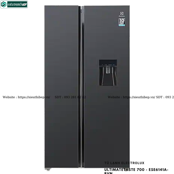 Tủ lạnh Electrolux UltimateTaste 700 - ESE6141A-BVN (Side by side - 571 lít)