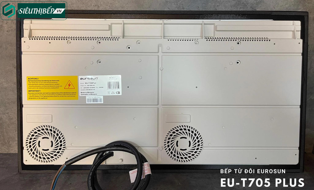 Bếp từ đôi Eurosun EU - T705PLUS Inverter tiết kiệm điện