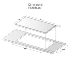 Bếp từ kết hợp điện 2 vùng nấu Eurosun EU - TE799pro
