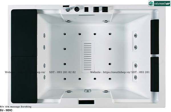 Bồn tắm massage Euroking EU – 1101C (Công nghệ Châu Âu)