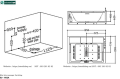Bồn tắm massage Euroking EU – 1102A (Công nghệ Châu Âu)