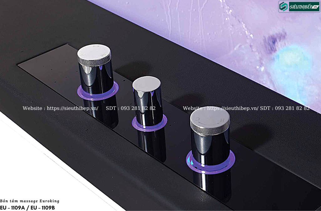 Bồn tắm massage Euroking EU – 1109A / EU – 1109B (Công nghệ Châu Âu)