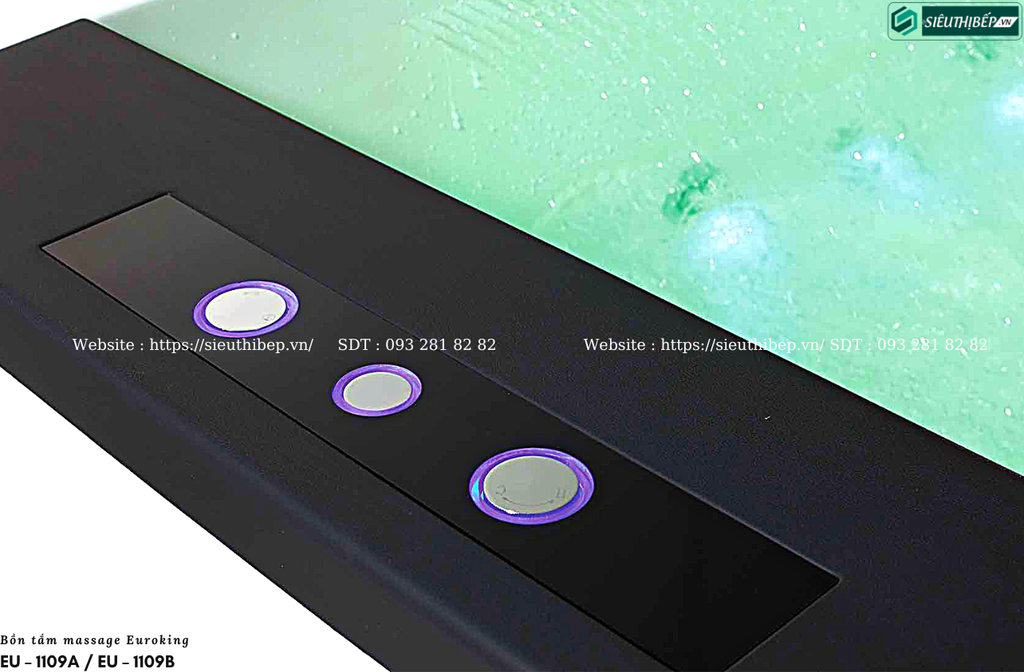 Bồn tắm massage Euroking EU – 1109A / EU – 1109B (Công nghệ Châu Âu)