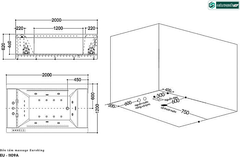 Bồn tắm massage Euroking EU – 1109A / EU – 1109B (Công nghệ Châu Âu)