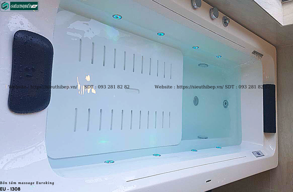 Bồn tắm massage Euroking EU – 1308 (Công nghệ Châu Âu)