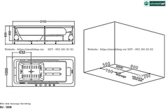 Bồn tắm massage Euroking EU – 1308 (Công nghệ Châu Âu)