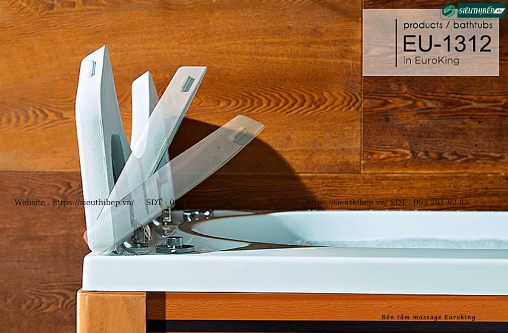 Bồn tắm massage Euroking EU – 1312 (Công nghệ Châu Âu)
