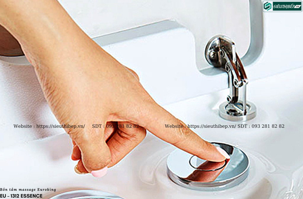 Bồn tắm massage Euroking EU – 1312 ESSENCE (Hệ thống 6 mắt sục massage)