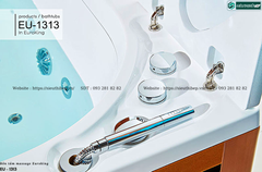 Bồn tắm massage Euroking EU – 1313 (Hệ thống các mắt sục và sủi massage)