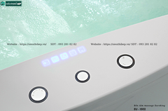 Bồn tắm massage Euroking EU – 1502 (Hệ thống các mắt sục và sủi massage)