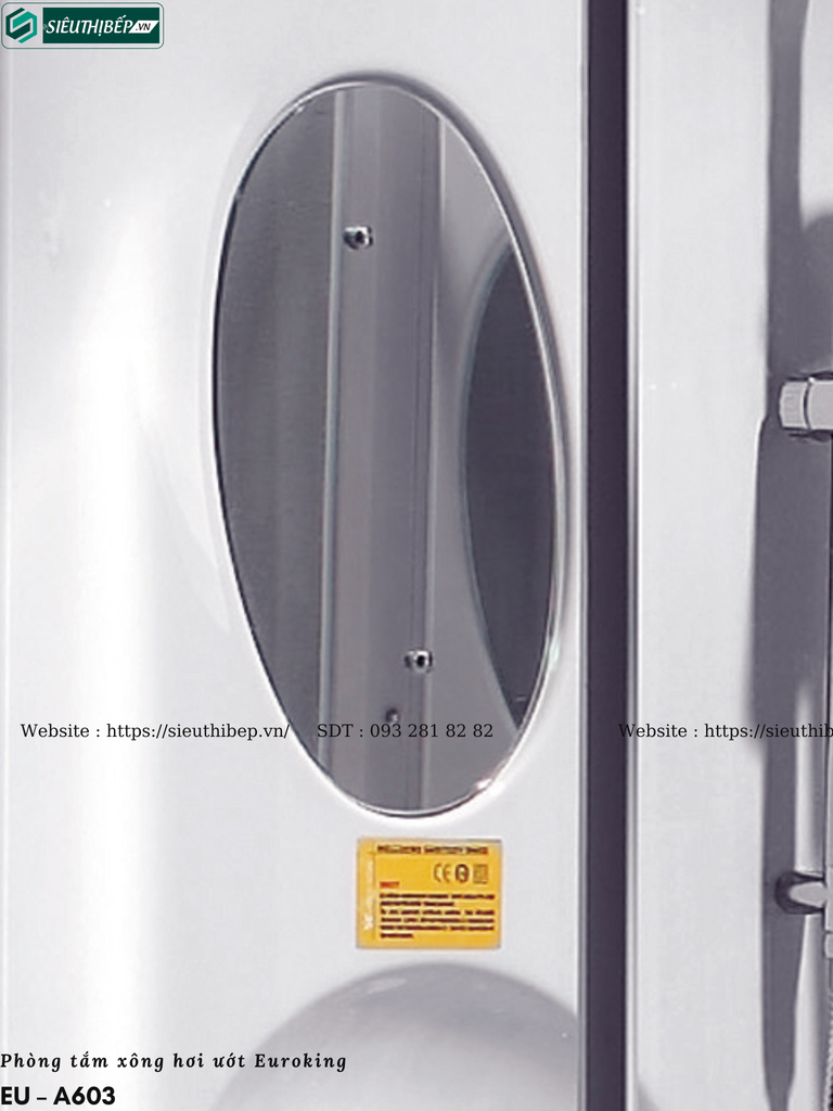 Phòng tắm xông hơi ướt Euroking EU – A603 (Công nghệ Châu Âu)