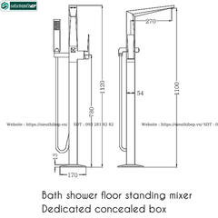 Vòi bồn tắm Euroking EU - 81008 / EU - 81008 - 1